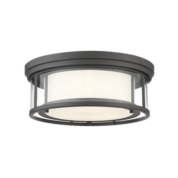 3 Light Flush Mount In Contemporary Style-6.25 Inches Tall And 16 Inches Wide-Bronze Finish Z-Lite 426F16-Brz