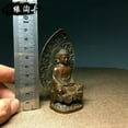 thumbnail image 5 of Handcrafted Bronze Buddha Statue Buddhist Altar Decor Meditation Collectible Sakyamuni Amitabha, 5 of 6