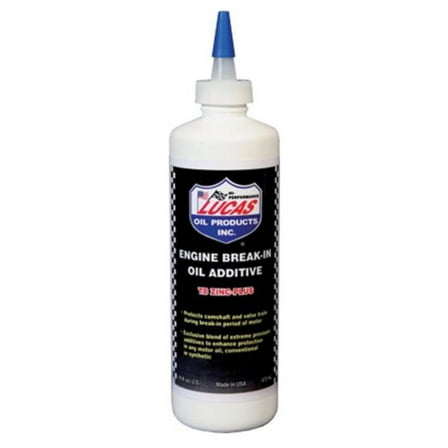 Lucas Oil 10063 Engine Break-In Oil Additive - 16oz.