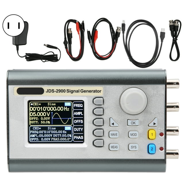 DDS Function Generator, Professional Arbitrary Waveform Generator, Signal Generator, For Electronic Enthusiasts High-tech Enterprises UK Plug,US Plug,AU Plug,EU Plug
