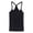 Black, variant on Zshosam Kids Sleeveless Shirt Girls Athletic Tank Tops, Pleated Mesh Back- Dry Fit Active Performance Shirts for Dance, Gymnastics, & Everyday Wear Size 100,(Grey 100)