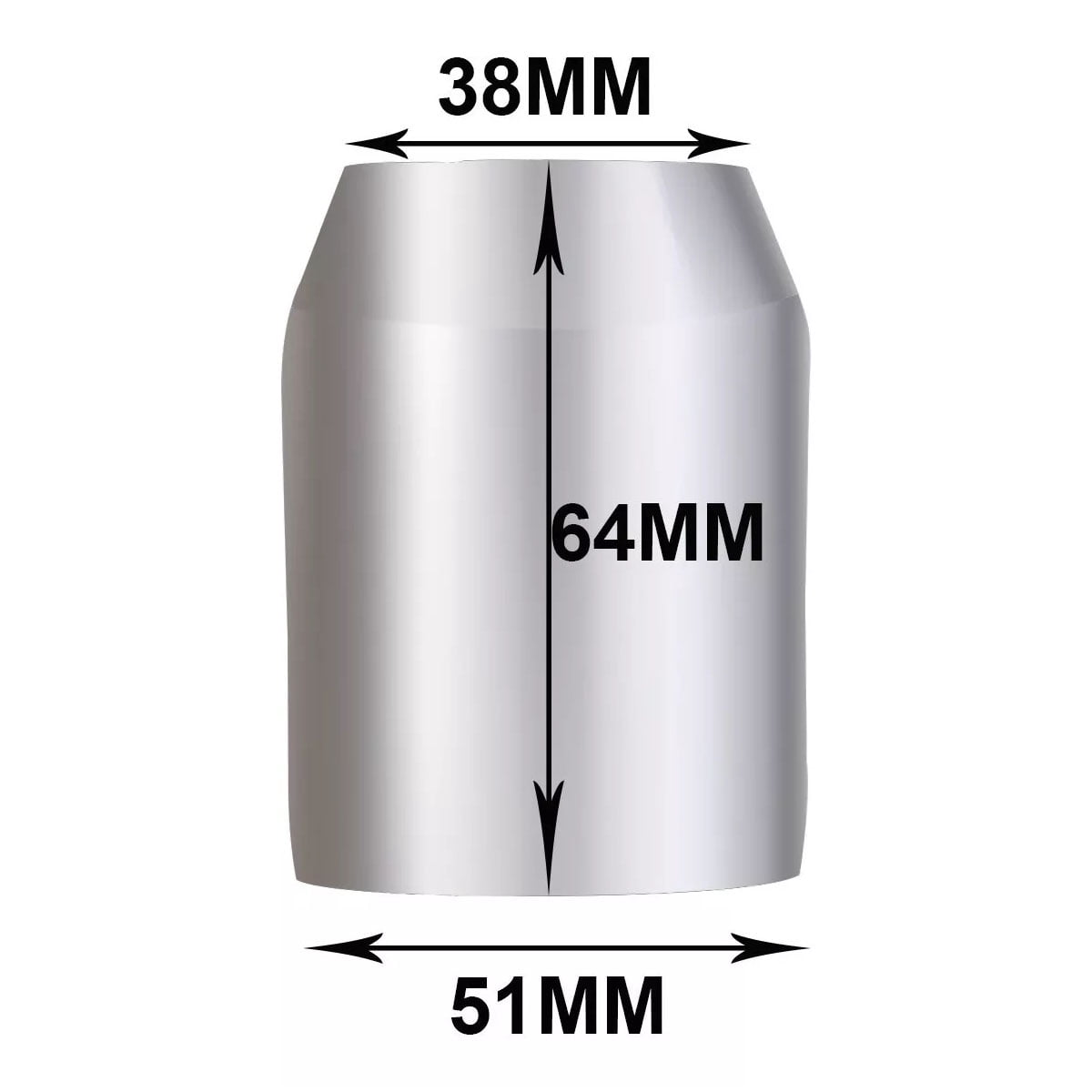 SHAWNICE Exhaust Muffler Carbon Fiber 1.5-2" Inlet with Removable DB Killer for Street/Sport Motorcycles and Scooters with 38-51mm Diameter Exhaust Pipes