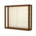 thumbnail image 4 of Waddell 8903K-MB-MK Heirloom 36 x 30 x 8 in. Wall Case with 5 Shelves, Mirror Back - Carmel Oak, 4 of 6
