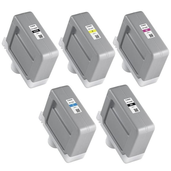 Canon Canon PFI-310 330ml Pigment Ink Tank Bundle - Includes Matte Black / Black / Cyan / Magenta / Yellow