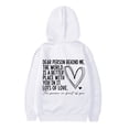 thumbnail image 3 of Girls Hoodie Long Sleeve Soft Sweatshirt Graphic Pullover Cute Kids Top Clothes for Fashion Casual Wear White 5-6 Years, 3 of 4