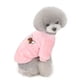thumbnail image 5 of Suéter para perro, paquete de suéteres para perros o gatos pequeños y medianos, ropa cálida de franela suave para mascotas, para perros, niñas o niños, camisa para perro chamarra, chamarra (L, rosa), 5 of 5