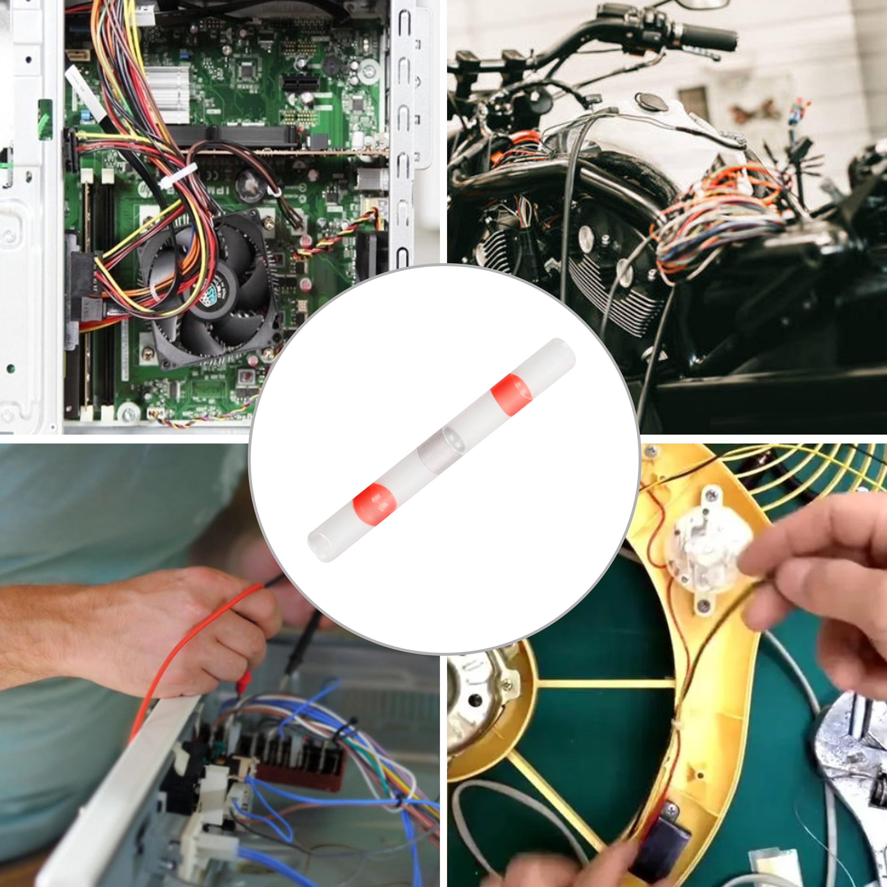 EverStart 20 Piece 22-16 Solder Seal Wire Connectors with Heat Shrink Capabilities, Universal