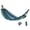 Blue, variant on Striped Camping Hammock & Anti-Tip Outdoor Hammock, Reinforced Strap Weatherproof Foldable Portable Lounger, for Backyard Beach Hiking Travel Garden Camping Relaxation(Red)