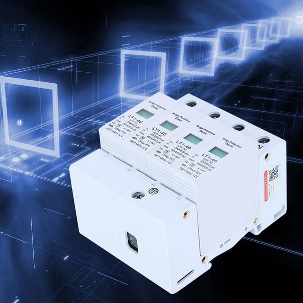 Protector Contra Sobretensiones, 40ka Protector Contra Sobretensiones, Pulido Fino Durable LT1-40 Módulo Protector Contra Sobretensiones Aparatos Para Ingeniería Eléctrica OTVIAP 40ka Surge Protector