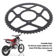 thumbnail image 3 of 420 420 CADENA 57 DENTES TRASERO TRASERO DE ACERO PILOTAMIENTO TRASERO TRASERO PARA MOTOCLETA DE BICICLETA DE TIERRA DE PIT DE ATV, 3 of 7