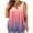 Fall Clothes Pink, variant on Womens Plus Size Tunic Tops, Sleeveless Shirts for Women Summer Fashion Ombre Tie Dye Pleated Button Up Crewneck Oversized Tank Tops