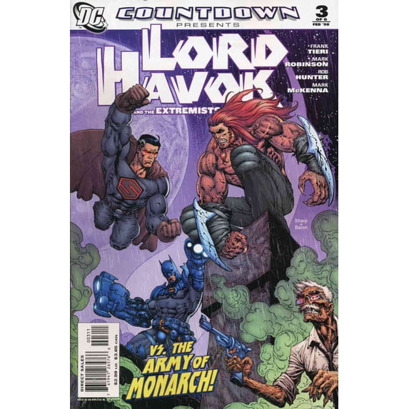 Countdown Presents: Lord Havok And The Extremists #3 VF ; DC Comic Book
