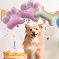thumbnail image 5 of Globos de fiesta GLASNES para perros, 3 unidades con 2 patas rosas y 1 hueso, 5 of 5