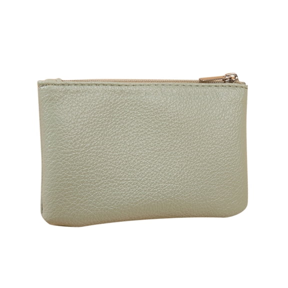 CZSCPDAW Women's PU Leather Mini Wallet with Multiple Card Slots and Secure Zipper Closure for Shopping Travel and Daily Carry