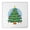 Christmas Square-46, variant on Christmas Themed Table Cover with Full Elastic Perimeter, 34x34 Square Dimensions, Engineered to Lie Flat Without Wrinkles for Elegant Dining