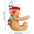 thumbnail image 4 of Adorno para árbol de pan de jengibre, decoración para abrazar pan de jengibre, botella de vino, divertido regalo de cumpleaños, decoración para árbol de Navidad, 4 of 5