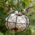 thumbnail image 4 of strola Toys Hummingbird Feeder with Perch, Refillable Glass Feeder with Hanger, Weather Resistant Outdoor Gift for Bird Watchers Garden Patio, 4 of 4