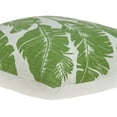 thumbnail image 4 of Parkland Collection Canary Tropical Green Pillow Cover With Down Insert, 4 of 10