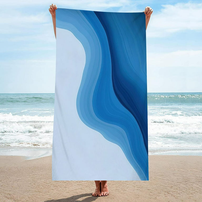 Big And Tall Towels for Men Microfiber Beach Towel Super Lightweight  Printing Pattern Bath Towel Sandproof Beach Blanket MultiPurpose Towel for  Sea Towels Hand Towels for Kitchen Honeycomb Towels 