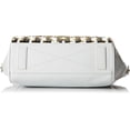 thumbnail image 4 of MILLY Dylan Leather Woven Tote, White, 4 of 6
