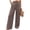 Coffee, variant on Pants Women Palazzo Work Pants Denim Pants Jeans Oversized Green High Waisted Wide Leg Long Lightweight Summer Pants Women,L