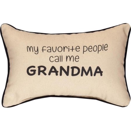 My Favorite People Call Me Grandma 12.5 x 8.5 Inch Decorative Word Pillow, My favorite people call me grandma throw pillowSpecifications By Brand Manual Woodworker