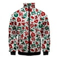 thumbnail image 3 of Chaquetas de moda navideña 2024 para hombre, abrigo navideño informal de manga corta con estampado 3D, ropa de vacaciones para hombres, mujeres y niños, abrigos hawaianos, 3 of 5