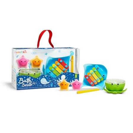 Munchkin® Bath Beats™ Toddler Bath Toy Gift Set, 4 Piece Count, Unisex