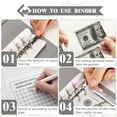 thumbnail image 3 of 100 Envelopes Money Saving Challenge Money Saving Binder 100 Envelope Challenge Binder Savings Binder Envelope A5 Savings Challenge Book (A5grey), 3 of 12