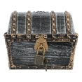thumbnail image 1 of 1PC Pirate Treasure Chest Box Children Treasure Box Plastic Treasure Chest Toy, 1 of 6