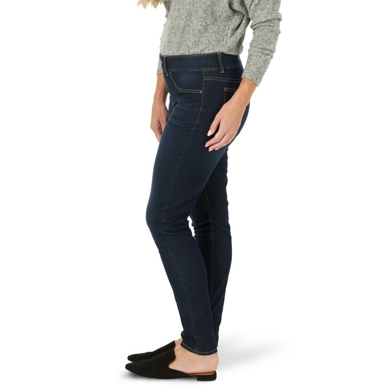 Lee Women s Mid Rise Pull On Stretch Jeggings Walmart