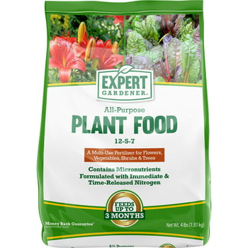 Expert Gardener All-Purpose  Food Fertilizer 12-5-7, 4 lb.