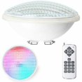 thumbnail image 1 of 12W IP68 Waterproof LED Pool Light with Remote, RGBW 7 Colors 15 Lighting Modes, 12V DC/AC Submersible Lamp, 1 of 5