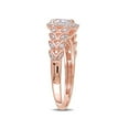 thumbnail image 4 of 3/5 Carat (ctw) Lab-Created White Sapphire Heart Promise Ring in 10K Rose Pink Gold, 4 of 5