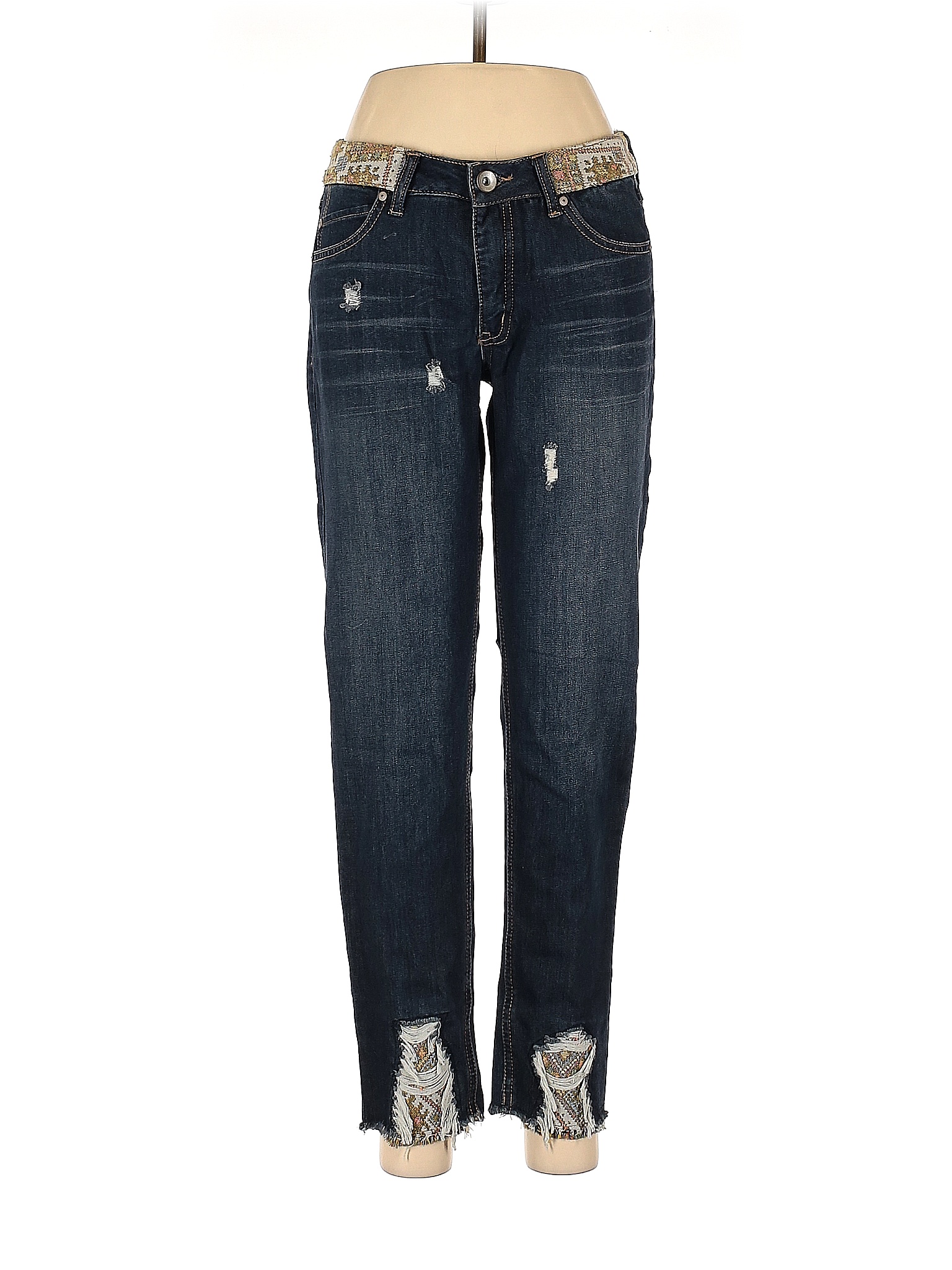 Signature Studio Womens Straight Jeans 