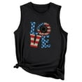 thumbnail image 1 of Birdeem Mode Femmes Décontracté Col Rond Imprimé Lettres Manches Courtes T-Shirt Débardeur Blouse Hauts, 1 of 1