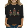 thumbnail image 1 of YUNAFFT T-Shirt à Manches Courtes pour Garçons et Filles 3-12 Ans avec Imprimé Graphique de Noël, Col Rond Décontracté, Haut Extensible Type Coton, Confortable pour le Quotidien, 1 of 4
