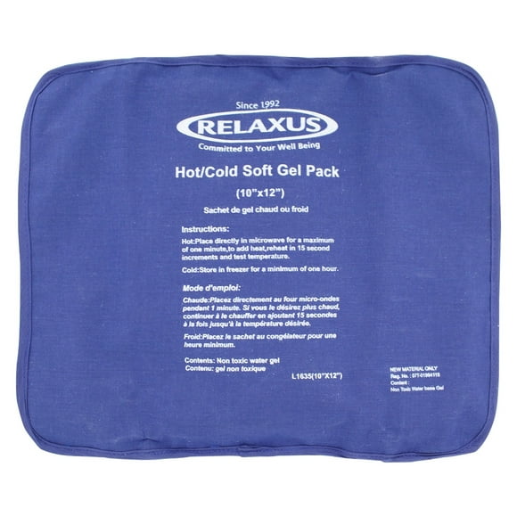 Relaxus - Hot & Cold Soft Gel Pack 10 x 12 Inches