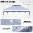 thumbnail image 4 of MASTERCANOPY 13 x 13ft Pop-up Canopy Tent with Auto Extending Eaves, Gray Two-Tone, 4 of 8