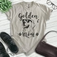 thumbnail image 2 of Golden Mom T-shirt, Unisex Women's Shirt, Golden Retriever Owner, Best Dog Mom Gift, Light Silk Gray, XX-Large, 2 of 6