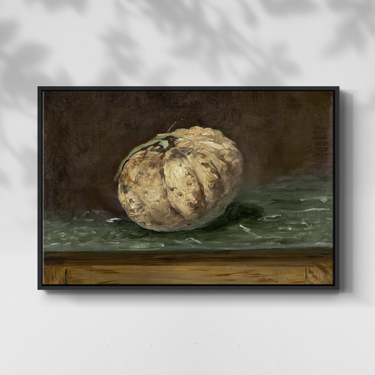 Vintage Botanical Print-LXXII By Wexford Home Framed in Black Wood Gallery Wrapped Canvas 17 in. x 25 in.
