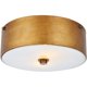 thumbnail image 1 of Lámpara de Techo Elegante Living District Hazen de 2 Luces en Oro Vintage, 1 of 6