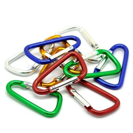 20 Mixed Colors Carabiners 1-7/8 Inch for Key Rings (Light Weight Not for (Best Carabiner For Keys)