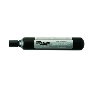 Sig Sauer Prefilled CO2 Cartridge for Airguns, 12g, 2 Piece Pack