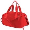 thumbnail image 2 of Spencer Travel Duffel Bag, Sports Tote Gym Bag, Waterproof Shoulder Weekender Overnight Bag with Shoes Compartment for Women and Men, Red, 2 of 11