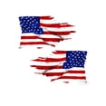 thumbnail image 2 of EGNMCR USA Flag 2-piece Car Rearview Mirror Vinyl Waterproof Sticker For Motorcycles Independence Day PVC Vinyl Sticker Plastic stickers, 2 of 7