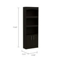 thumbnail image 5 of Catarina Black Bookcase Cabinet, 5 of 6