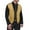 Khaki, variant on WNEGSTG Men's Vest Mens Gentlemens Ball Plays Suede Retro V Neck Solid Color Pocket Button Leather Vest Jacket Vest