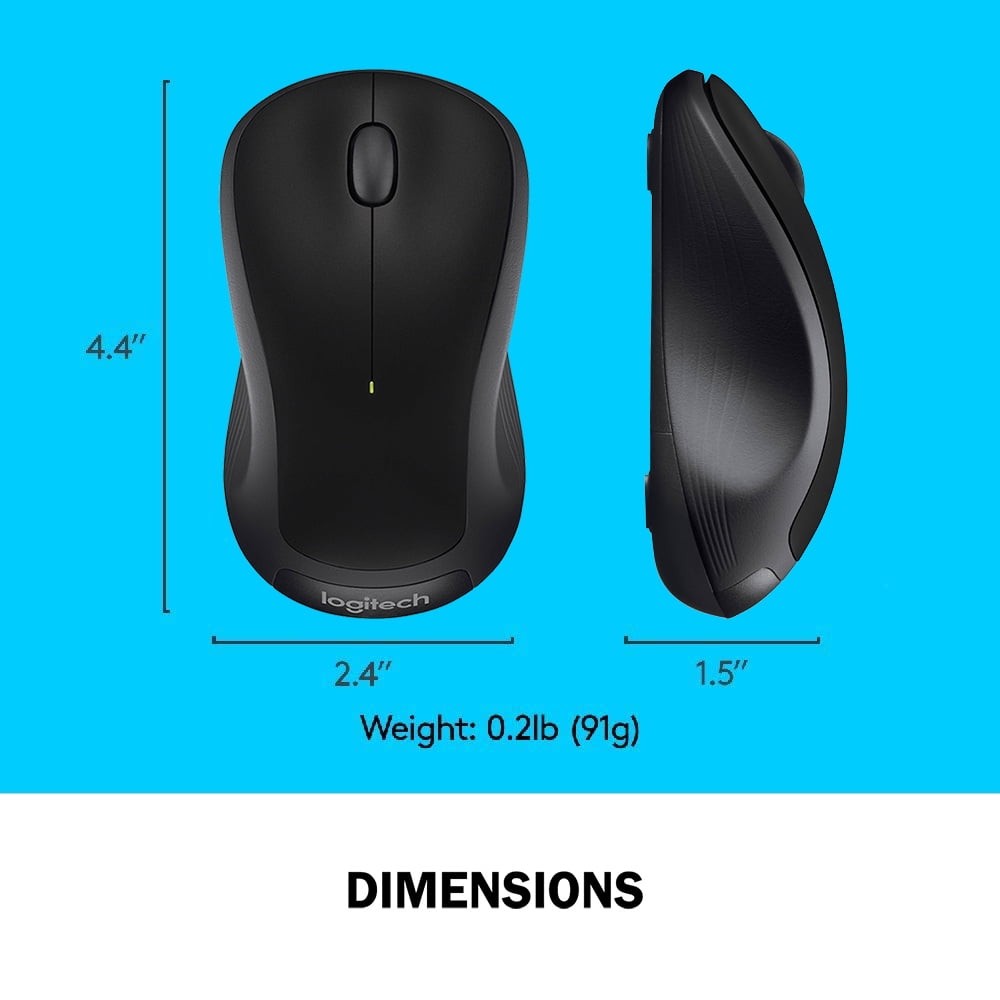 Logitech MK540 Advanced Wireless Keyboard & Mouse Combo Travel Home Office Modern Bundle for PC & Laptop, Pack of 2