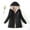 Black jacket for women, variant on clear 50% off Usmixi Winter Womens Puffer Coat Long Coat for Women Long Sleeve Casual Solid Soft Cozy Quilted Hooded Jacket Open Front Zipper Lamb Fleece Lined Outerwear with Pocket Up to 65% off